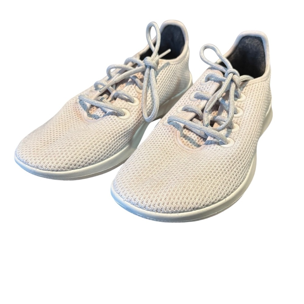 AllBirds Tree Runners TR Women’s Size 10 Lace Up White Chalk Sneakers - Picture 2 of 9